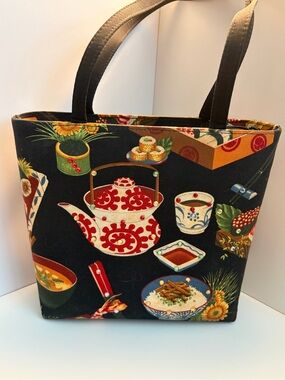 Asian Pattern/Sushi Shoulder Bag